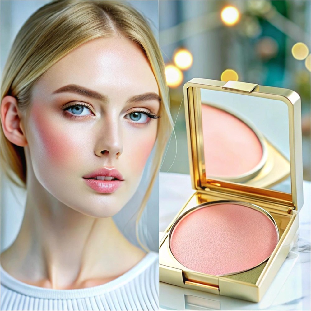 بهترین رنگ رژگونه برای پوست گندمی