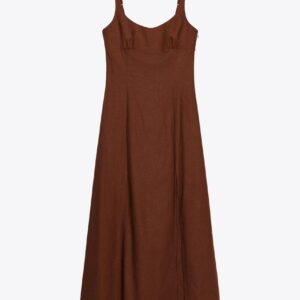 لباس بلند کتان بندی زارا