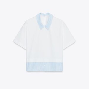 تیشرت یقه دار پارچهای زارا