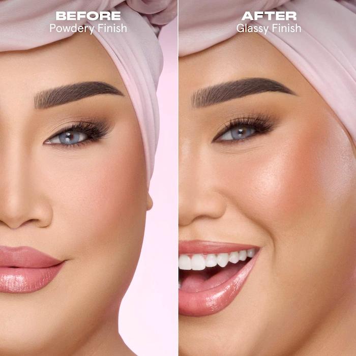 اسپری فیکس پودر مات گلس وان سایز