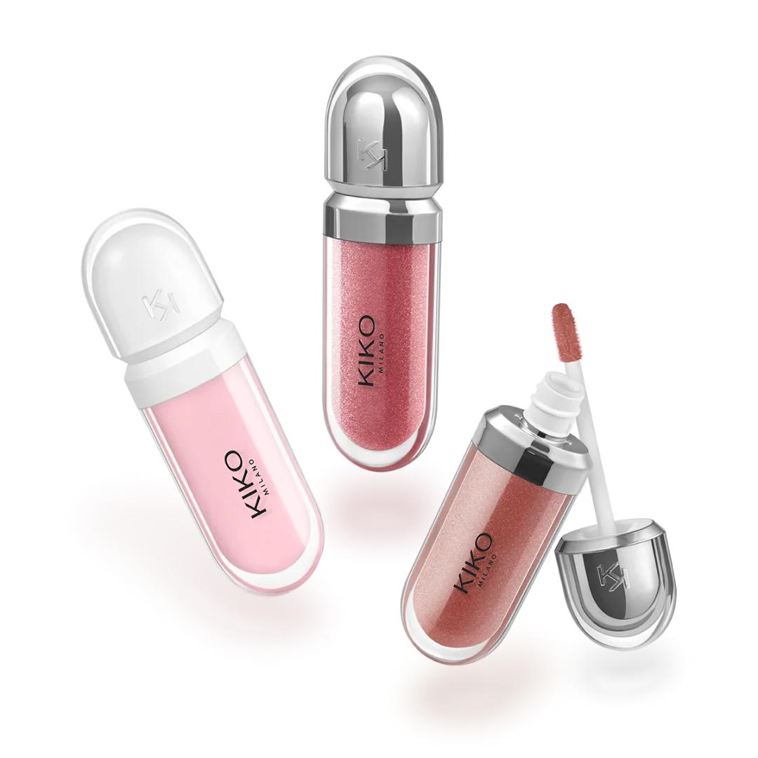 پک ۳ عددی لیپ گلاس کیکو میلانو (Glossy Lip Set)
